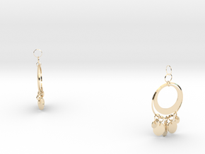 Aisha Earings in 14k Gold Plated Brass
