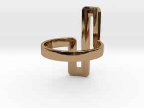 'UNTANGLED' - Ø17 in Polished Brass