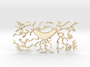 Growing Necklace v.3 in 14k Gold Plated Brass
