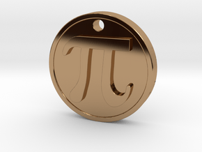 PI Pendant in Polished Brass