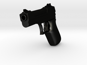 Pistol Toy 9mm in Matte Black Steel