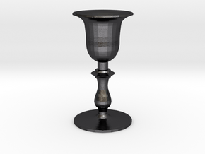 Chalice in Polished and Bronzed Black Steel