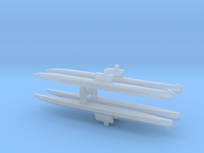 Romeo-Class/Type 033 Submarine x 4, 1/2400 in Tan Fine Detail Plastic
