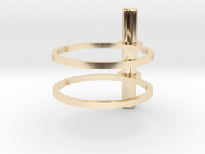 Cerc - Size 5 US in 14k Gold Plated Brass