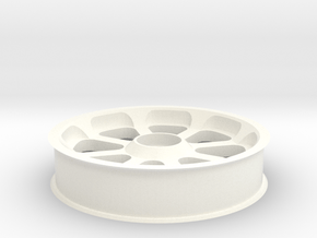 Smooth idler - 60 mm OD (~24T, 8P) in White Processed Versatile Plastic