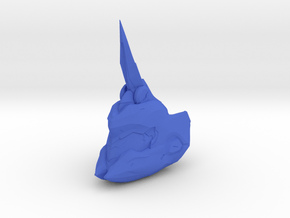 Fotus helmet 1/6 scale in Blue Processed Versatile Plastic