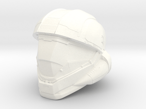 Halo 5 Buck/Helljumper 1/6 scale helmet in White Processed Versatile Plastic
