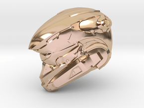 Anubis 1/6 Scaled helmet in 14k Rose Gold Plated Brass