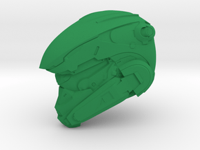 Anubis 1/6 Scaled helmet in Green Processed Versatile Plastic