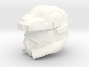 Halo 4 EOD helmet 1/6 scale helmet in White Processed Versatile Plastic