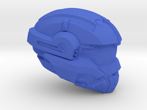 Halo 5 Noble 1/6 scale helmet in Blue Processed Versatile Plastic