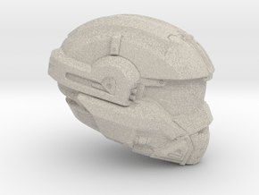 Halo 5 Noble 1/6 scale helmet in Natural Sandstone