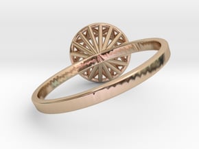 Anna size 8.5 in 14k Rose Gold Plated Brass