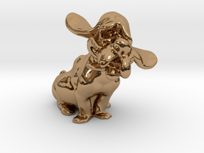 Hound Dog  in Polished Brass