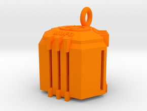 Ingresss Capsule - MUFG pendant in Orange Processed Versatile Plastic