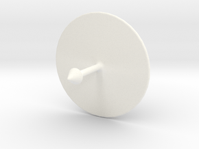 Ringpicks3 in White Processed Versatile Plastic