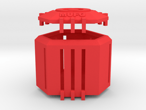 Ingress Capsule - MUFG (2.25 inches) in Red Processed Versatile Plastic