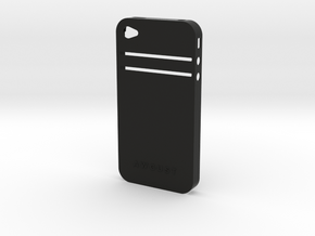 Awgust iPhone 4/4S Case for EC Cards in Black Natural Versatile Plastic