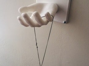 Hand Hanger in Tan Fine Detail Plastic