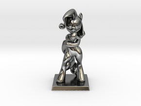 My Little Pony - Fabulous Rarity 10cm in Fine Detail Polished Silver