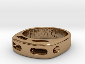 US7 Ring XX: Tritium in Polished Brass