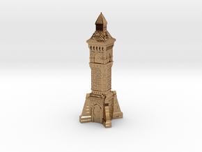 N Gauge Victorian Clock Tower in Polished Brass