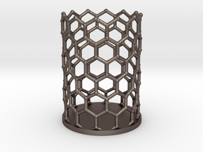 Pencilcup nanocarbon in Polished Bronzed Silver Steel