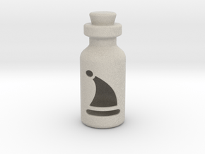 Small Bottle (Christmas Hat) in Natural Sandstone