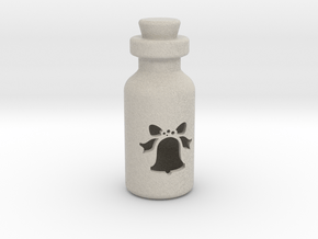 Small Bottle (jingle Bell) in Natural Sandstone