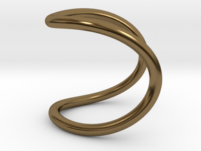 ring of infinity in Polished Bronze