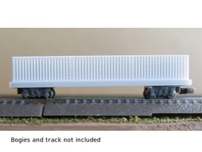 1/450 Container Wagon B x1 in Tan Fine Detail Plastic