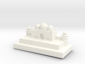 Taj Mahal Full Color 3D Printer by Space 3D in White Processed Versatile Plastic