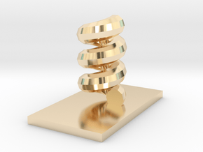 Helix in 14k Gold Plated Brass