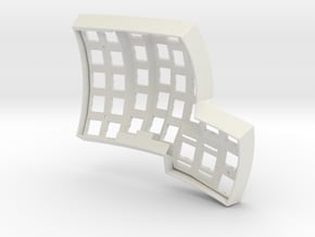 Dactyl Keyboard - Left Top in White Natural Versatile Plastic
