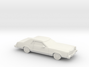 1/87 1977-79 Ford LTD II Sport Turing Edition in White Natural Versatile Plastic