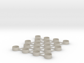 Bottle Cap Coaster in Natural Sandstone