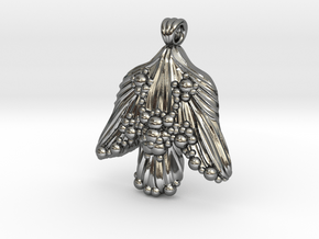 Abstract Angel in Fine Detail Polished Silver