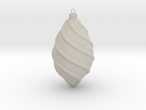 Spiral Ornament 1 in Natural Sandstone