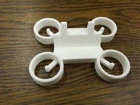 Drone Business Card Holder in White Processed Versatile Plastic