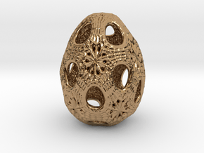 Christmas egg 1 in Polished Brass