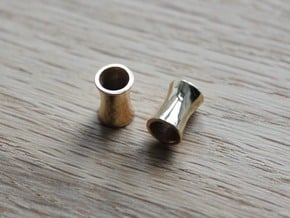 5 mm tunnels in 18k Gold Plated Brass