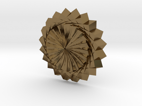 Spinwheel in Polished Bronze