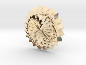 Spinwheel in 14k Gold Plated Brass