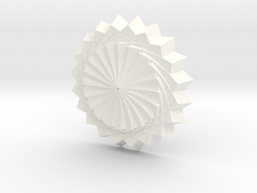 Spinwheel in White Processed Versatile Plastic
