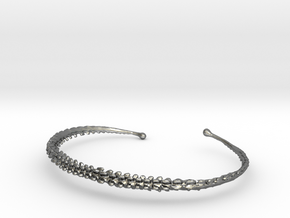 Dino Tail Bracelet  in Fine Detail Polished Silver