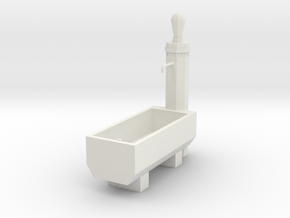 RhB Fountain - Standard Version in White Natural Versatile Plastic