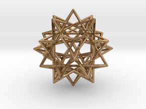 Expanded Icosahedron in Polished Brass