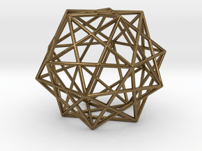 Expanded Dodecahedron in Polished Bronze