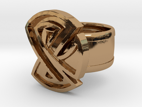 Restraint Ring in Polished Brass: 5 / 49