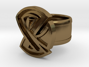 Restraint Ring in Polished Bronze: 5 / 49